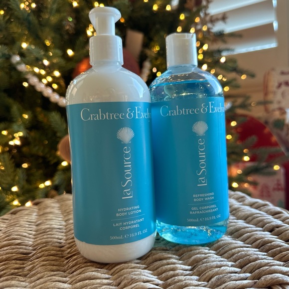 Crabtree & Evelyn La Source hydrating body lotion body wash 500ml (16.9 fl oz) - Picture 3 of 3
